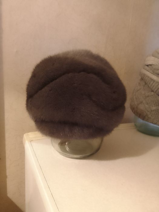 Шапка норковая новая