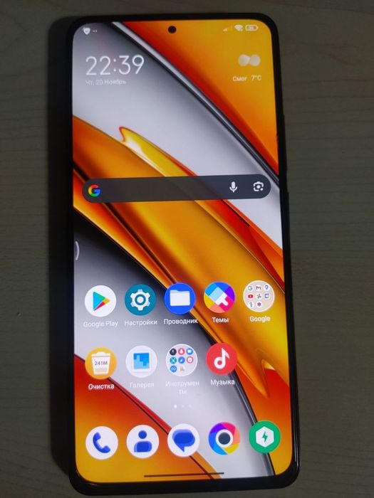 POCO F 3  6 rom 128 ram black