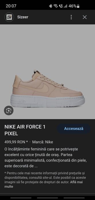 Adidasi Nike Air Force AF1i 39 purtati