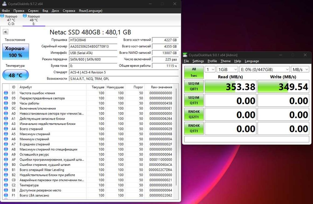Продам SSD 480Гб