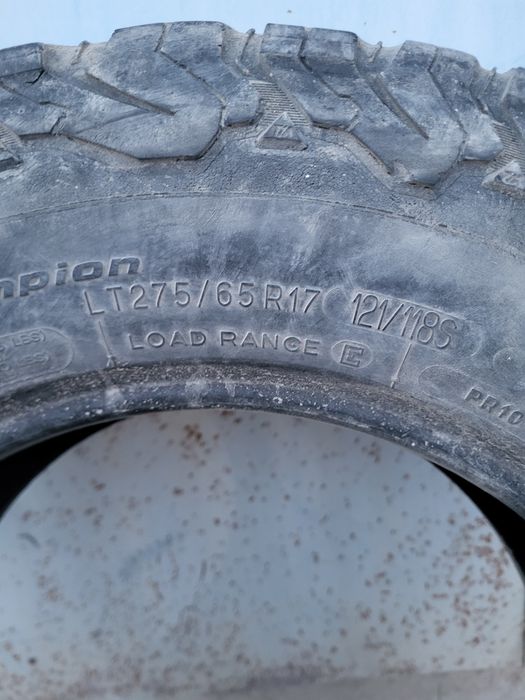 Продам шины б.у. 275/65/17 Bfgoodrich