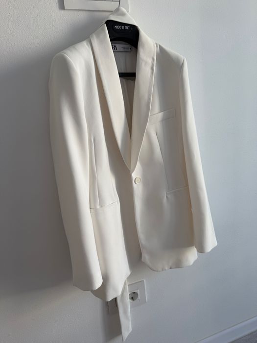 Blazer alb Zaraa