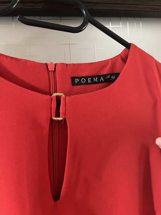 Rochie rosie Poema 34