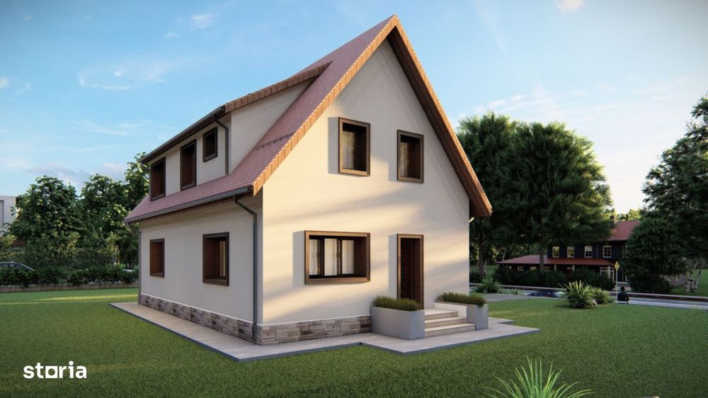 Casa individuala, 143 mp utili, 800 mp teren, Salicea