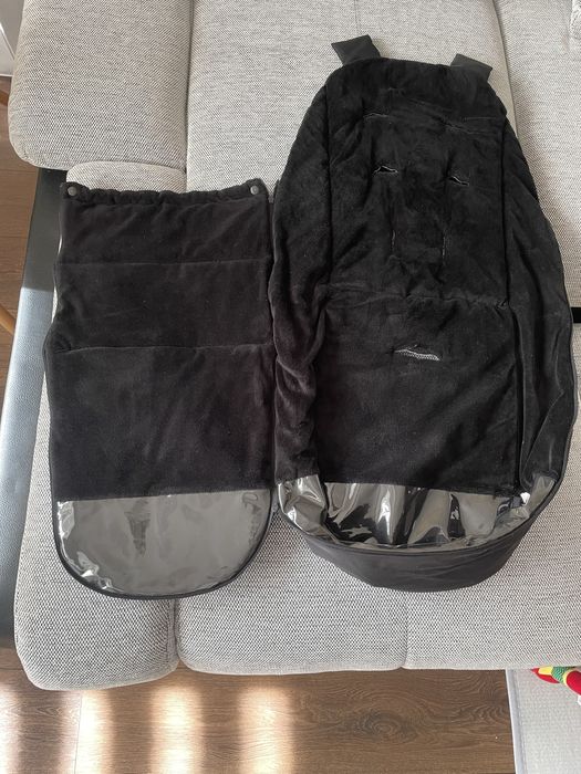 Чувалче за количка и кожена чанта Cybex