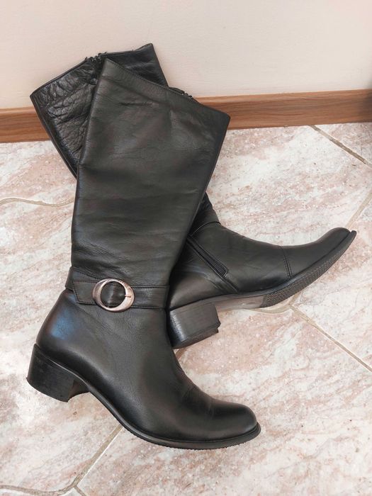 Дамски кожени ботуши, 40 номер