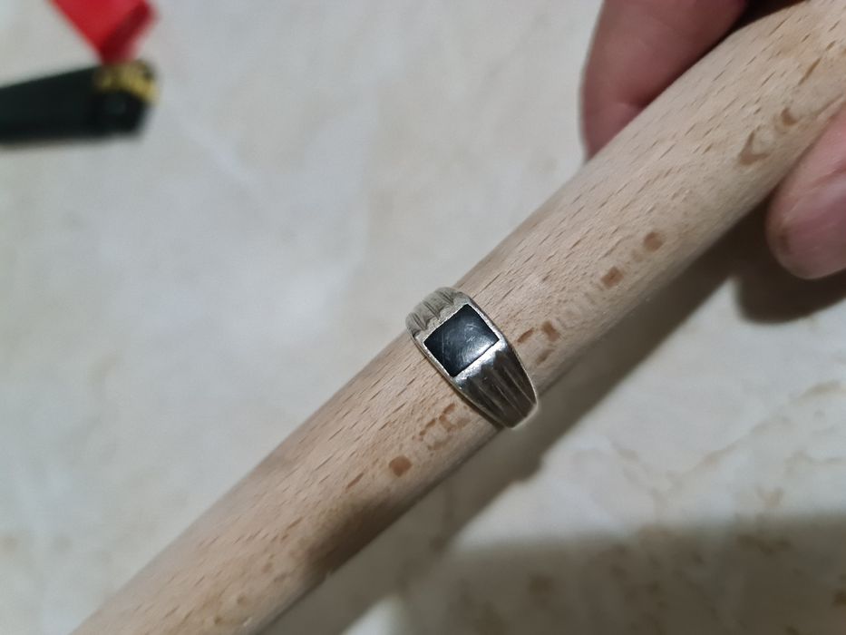 Ghiul argint 925 ,piatra onix stare foarte buna