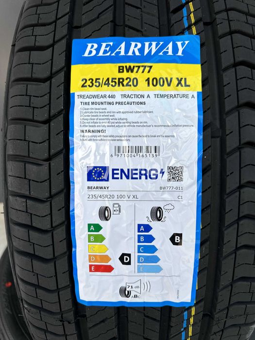 Нови Летни Гуми BEARWAY BW777 235/45R20 100V XL Нов DOT