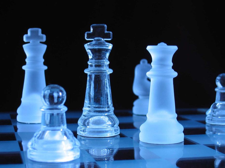 Joc sah piese tabla sticla obiect decorativ glass chess jocuri logica