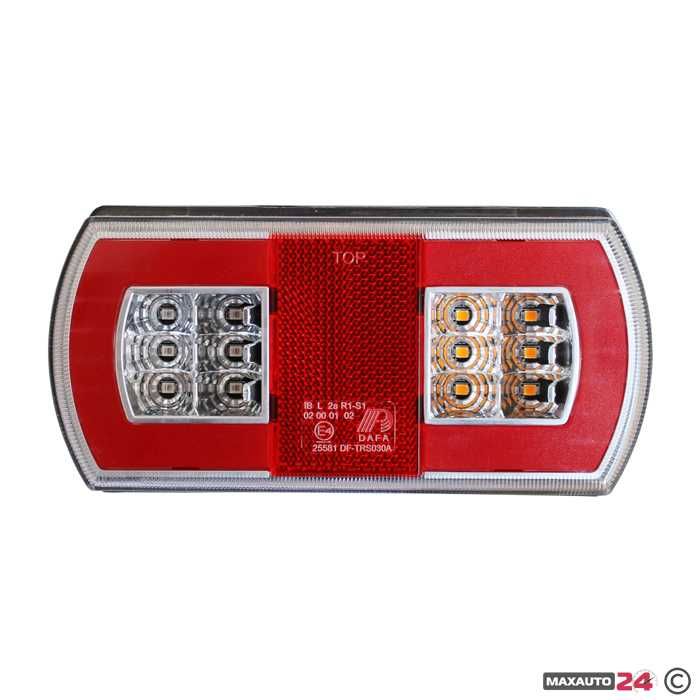 Диодни стопове за камион 1бр  TRS030 LED 12/24V водоустойчиви за ремарке трактор земеделска техника платформа