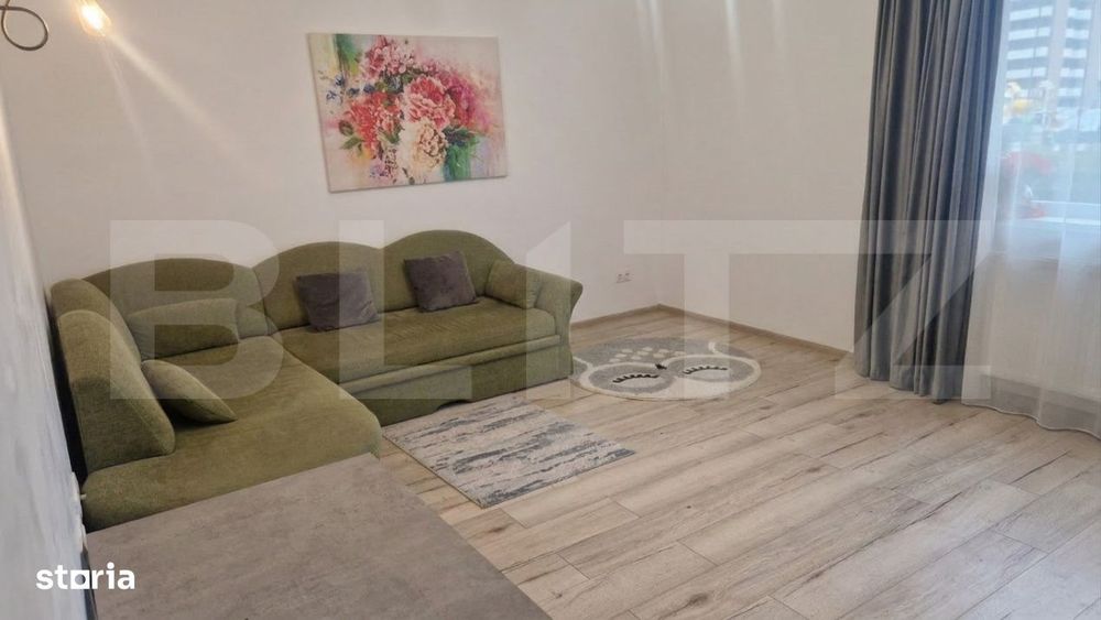 Apartament nou  cu 3 camere, 2 bai -76 mp, decomandat, cu balcon -Trac