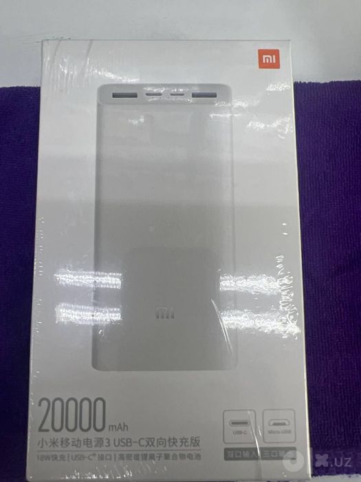 Xiaomi Mi 20000 mAh Power Bank — Sifatli va Arzon