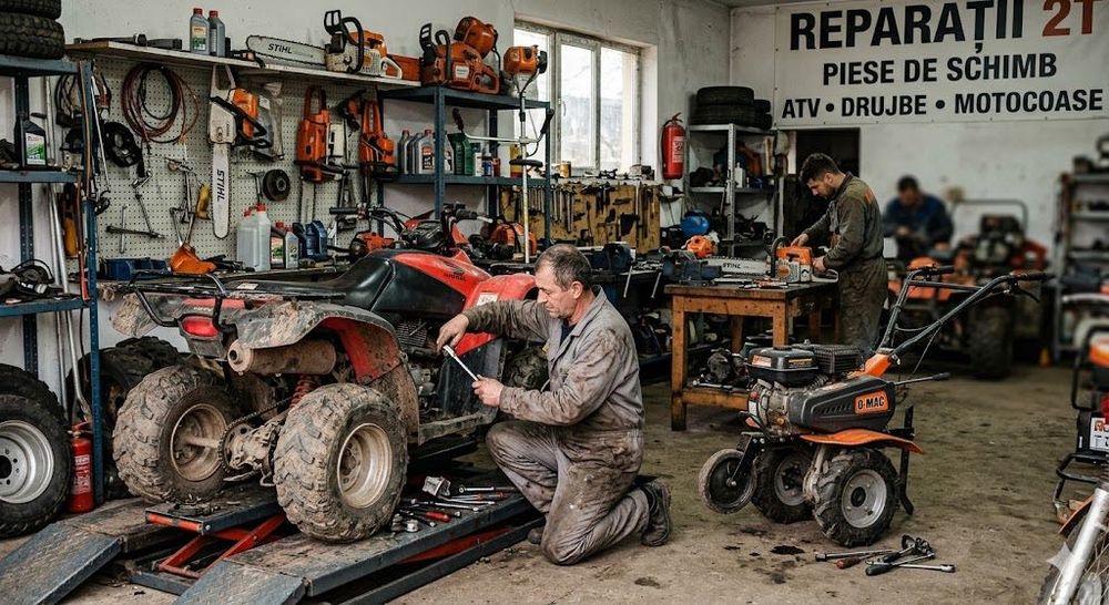 Service și reparații motocoase și motocultoare