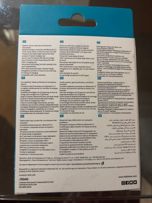 Слушалки Ttec Mode True Wireless Bluetooth Headset
