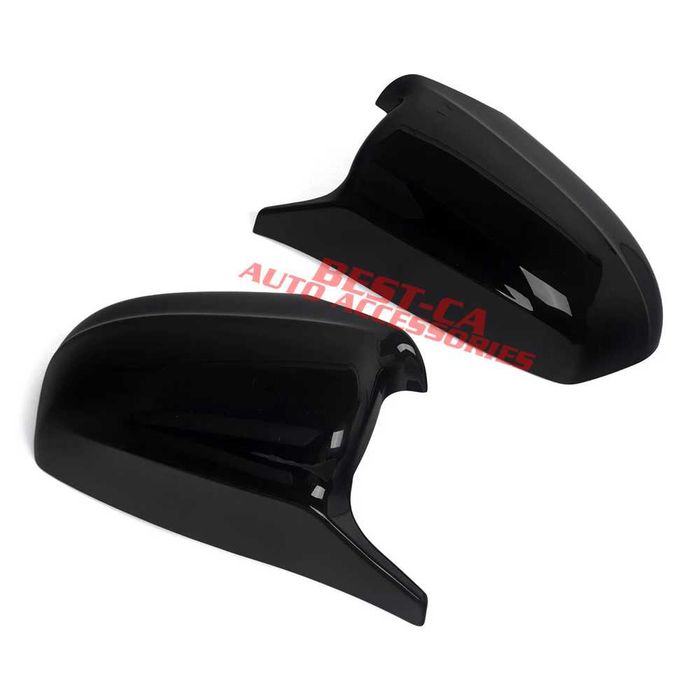 Capace oglinzi cu cleme pentru montaj direct Batman / M-Style compatibile cu BMW Seria 5 F10, F11 (2010-2013) pre lci – Negru Lucios