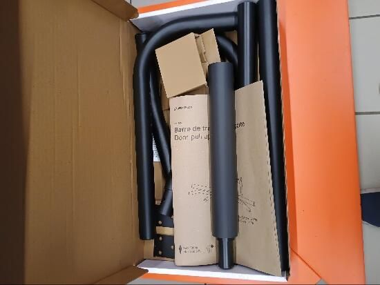 Bară de tracțiuni pentru ușă Bodybuilding - produs resigilat Decathlon