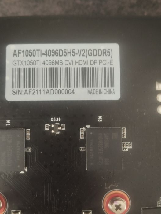 Видеокарта Nvidia Geforce GTX 1050 ti