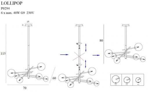 P0294 Lustra Lollipop Maxlight