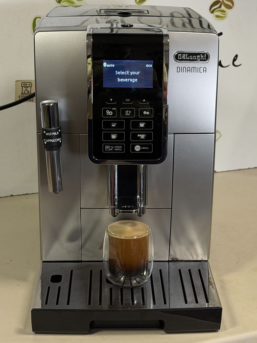 Кафемашина кафе автомат delonghi dinamica с гаранция