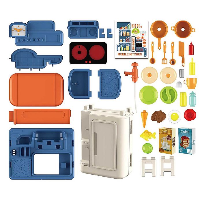 Передвижная кухня чемодан со световыми и звуковыми эффектами