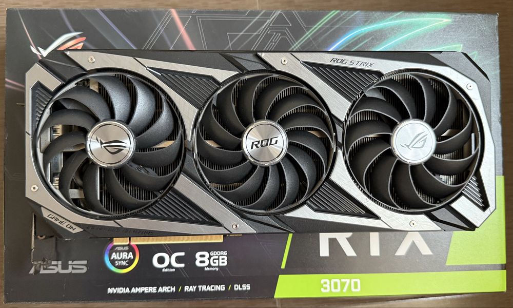 PLACA Video ASUS ROG STRIX    RTX 3070 Gaming