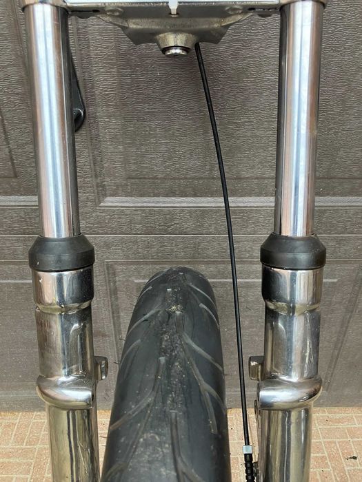 Furca completa fata, roata, roata spate Harley WG, Softail