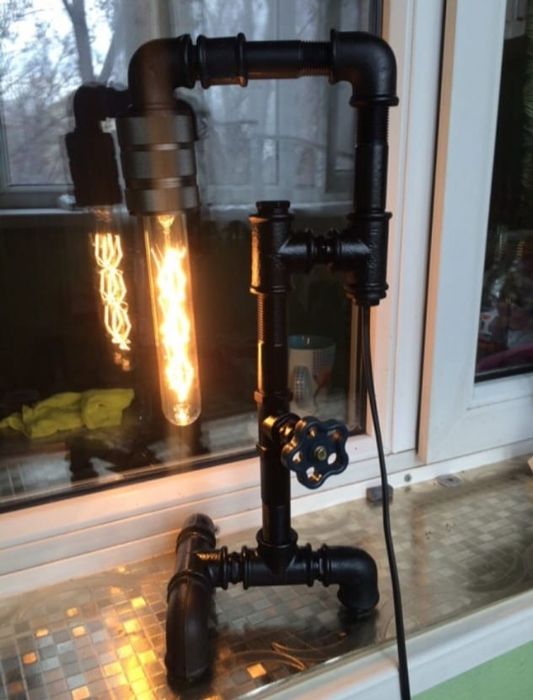 Настольная Лампа в стиле Loft