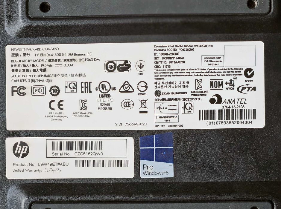 HP EliteDesk 800 G1 - mini desktop