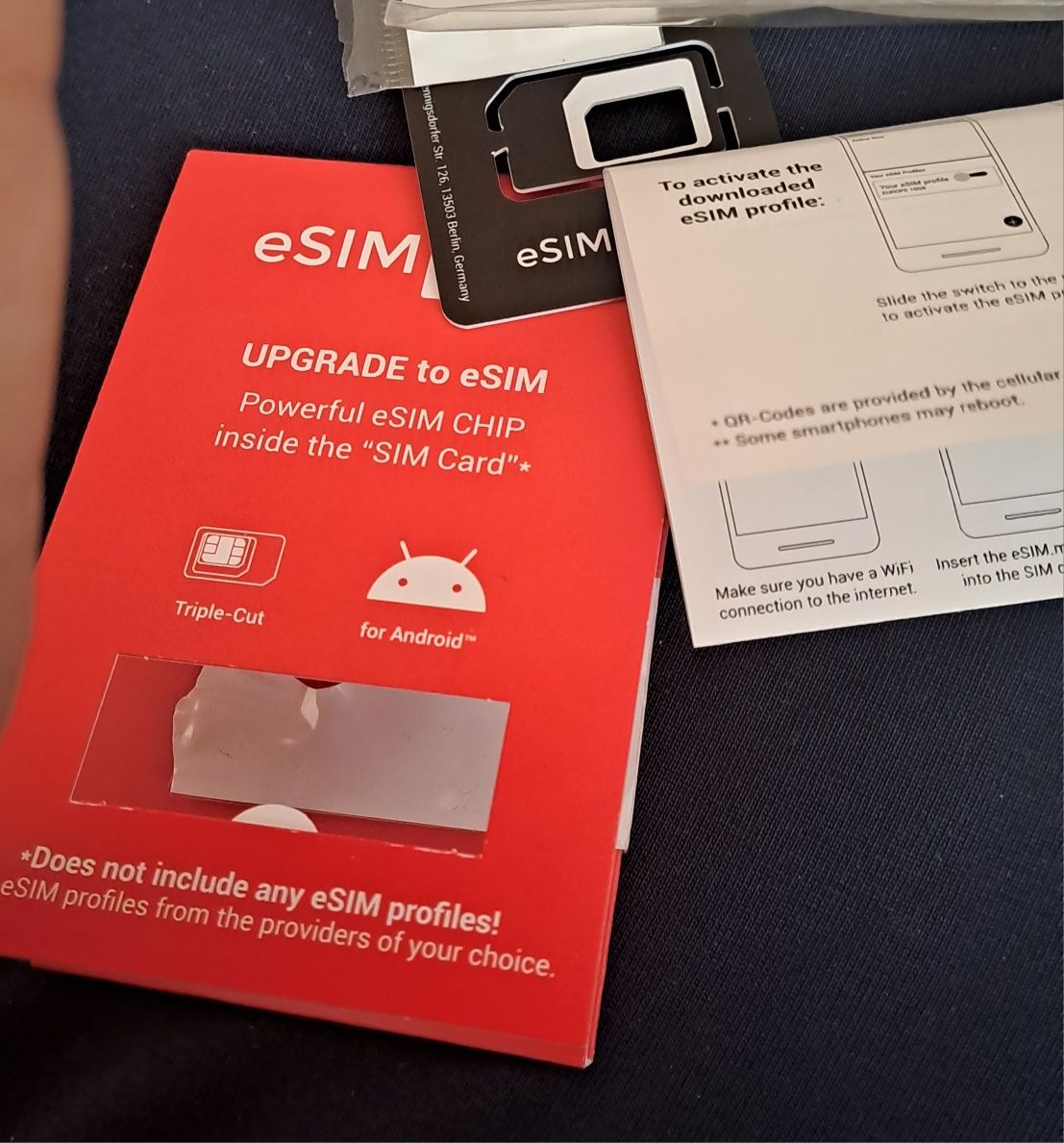 ESIM upgrade за ANDROID телефон със обикновен SIM гр. Варна Лятно кино ...