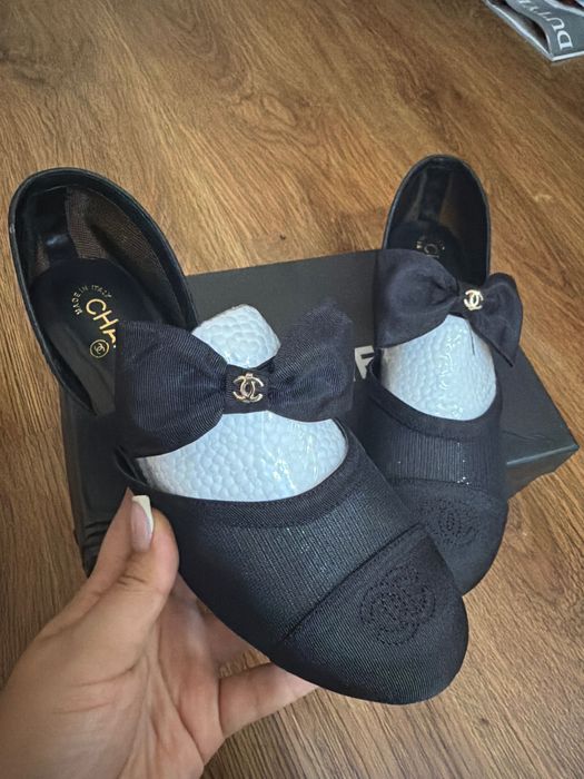 CHANEL Baletka Tufli