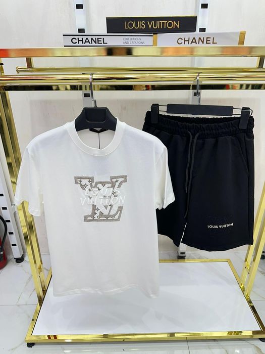 Мъжки летен комплект – тениска + къси панталони CHRISTIAN DIOR | Топ модел 2026