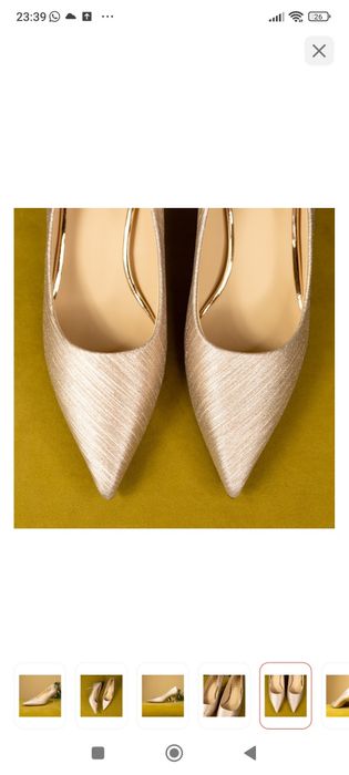 Туфли Tamido серебристый