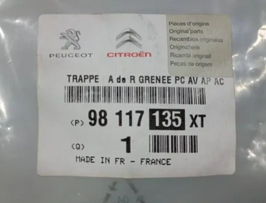 Capac Spalator FAR Peugeot Jumpy 2018 98117135XT