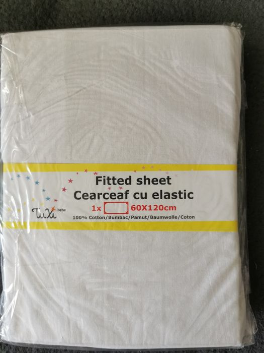 Nou nouț! Set Cearceafuri pătuț 60x120