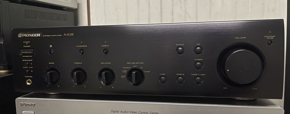 Pioneer A-503R.  Качествен стерео Hi-Fi усилвател с отличен звук