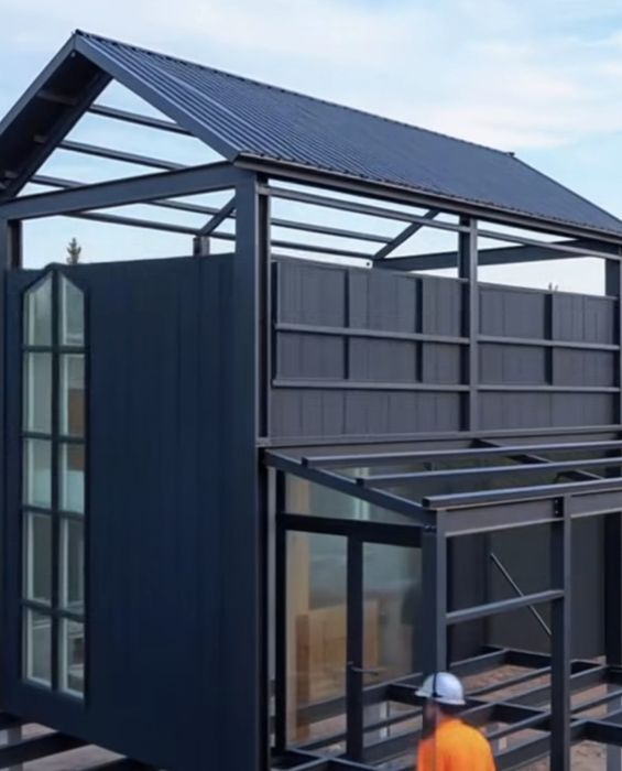 Vand structura hale 8x25x4m ipe 160