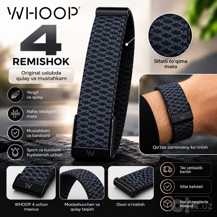 whoop 4.0 remishok sifatli narxi zo’r