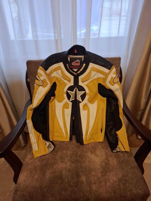 Кожено мото яке телешки бокс