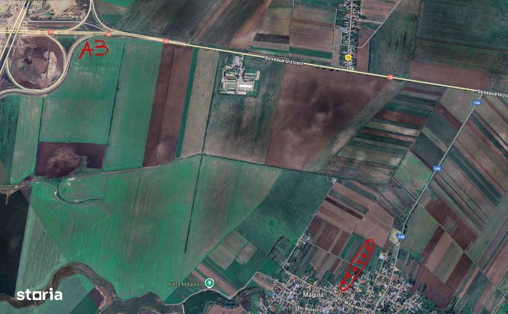 Teren intravilan + Extravilan - Tomsani (Magula) Prahova aproape de A3
