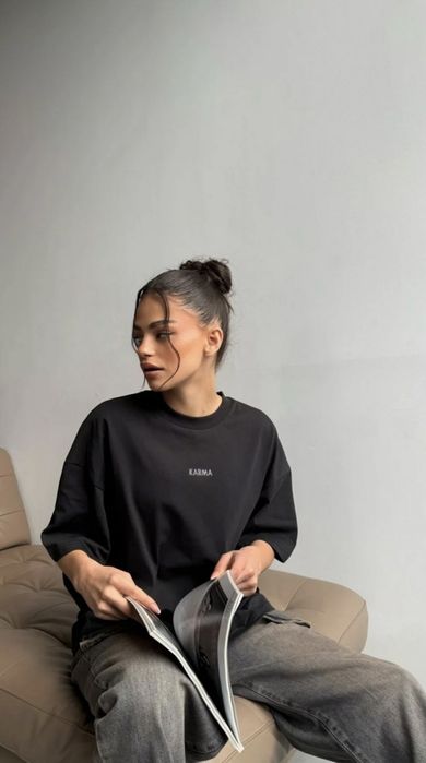 Karma prosecco тениска   Xs/S бяла и черна