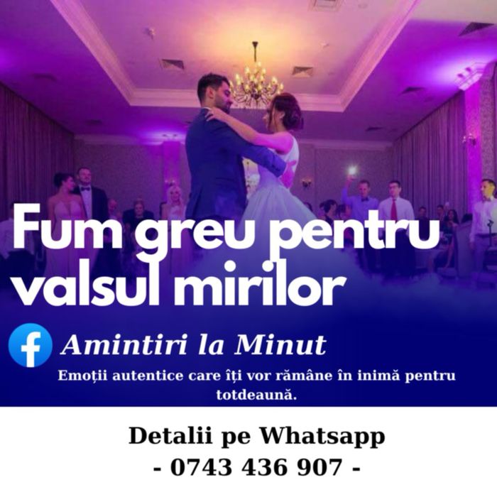 Cabina foto/fum greu/baloane cu fum