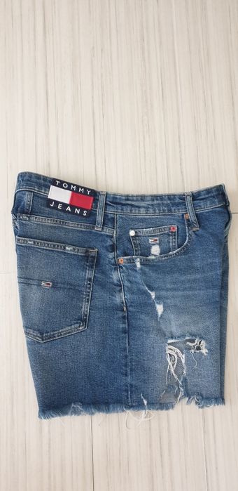 Tommy Hilfiger Mom Denim Jeans Short  31 ОРИГИНАЛ! Дамски Къси Дънкови