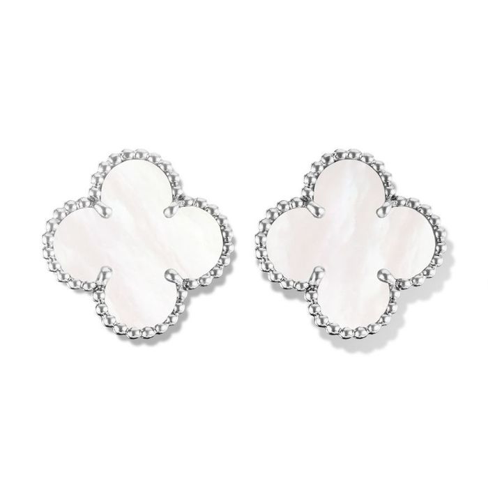 Van Cleef обеци с 18к позлата и сертификат / всички видове