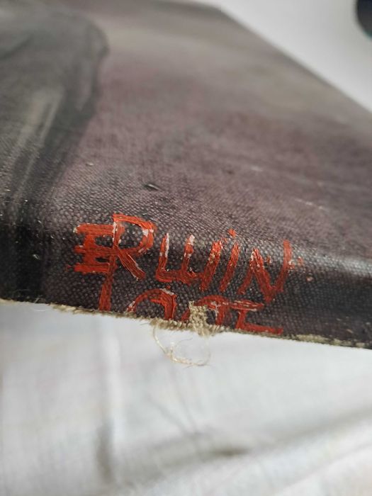 tablou soldat pictura pe panza 65/74 cm