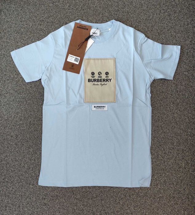 Мъжка памучна тениска фланелка блуза Burberry 2025