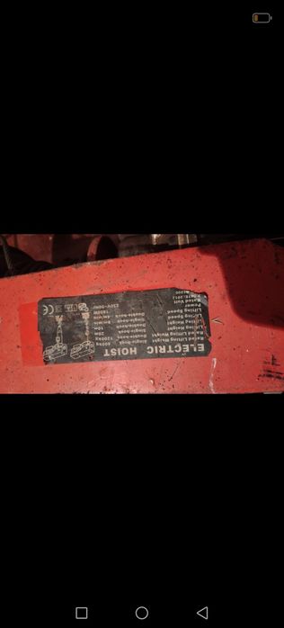 Продам электрическую лебедку (таль)