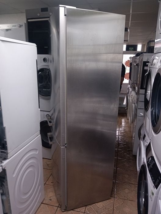 Иноксов комбиниран хладилник с фризер Миеле Miele  Made in Germany с две години гаранция!