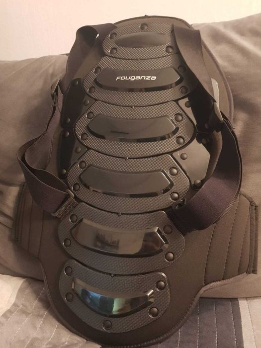 Protecţie Dorsală Echitaţie Safety Negru Adulți - FOUGANZA