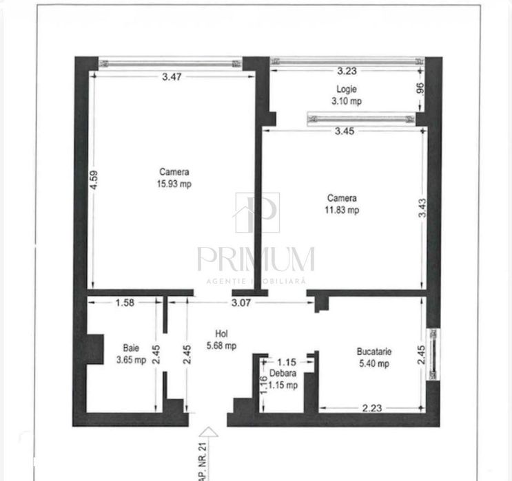 Complex - 2 Camere - Decomandat - Centrala Proprie - Lift - Etaj Inter