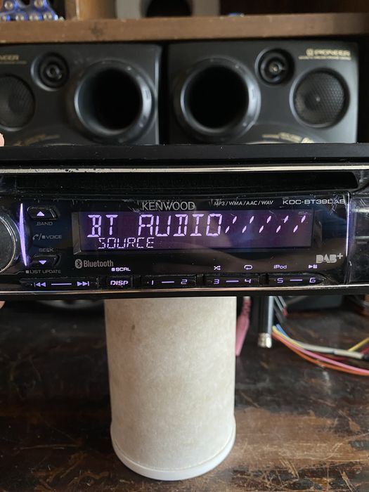 KENWOOD kdc-bt39dab - ЦВЕТОВЕ! - BLUETOOTH, USB CD mp3 плеър за кола сд авто радио